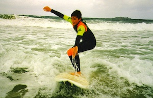 surfer dad surfing