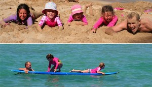 kids at the beach