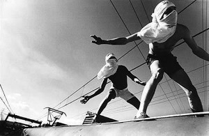 train surfing