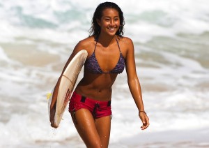 kelia moniz surfboard bikini