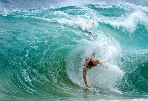 body surfing drop