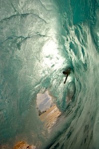 body surfing barrel