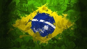 Brazil world cup flag