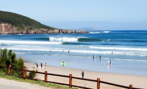 surfing in Spain