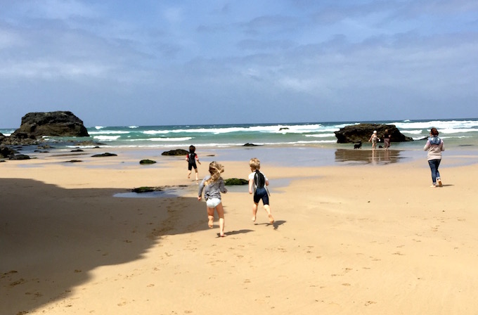 Mawgan Porth free range kids