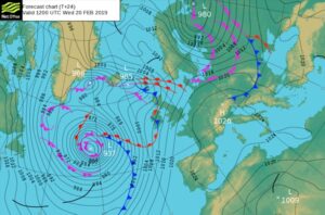 Met Office surface pressure chart