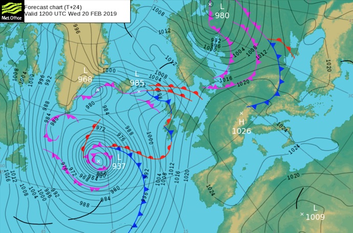 Met Office Surface Charts