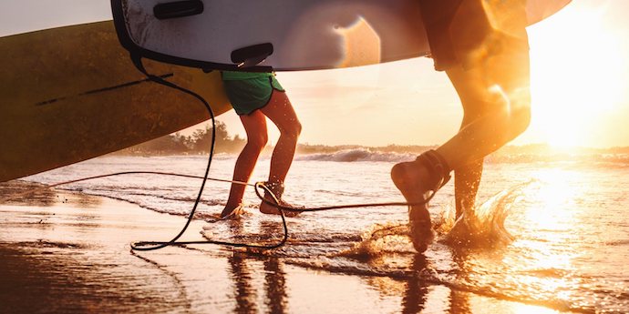 Family Surf Co surfing