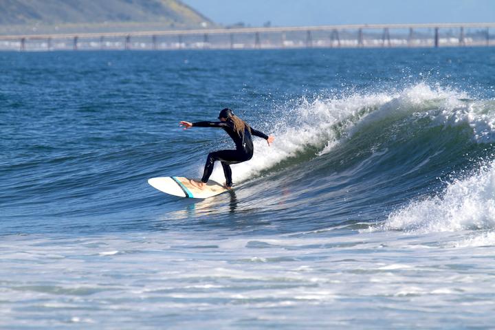 Rincon beach with Richfield pier small