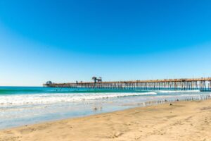 Trestles beach pier California