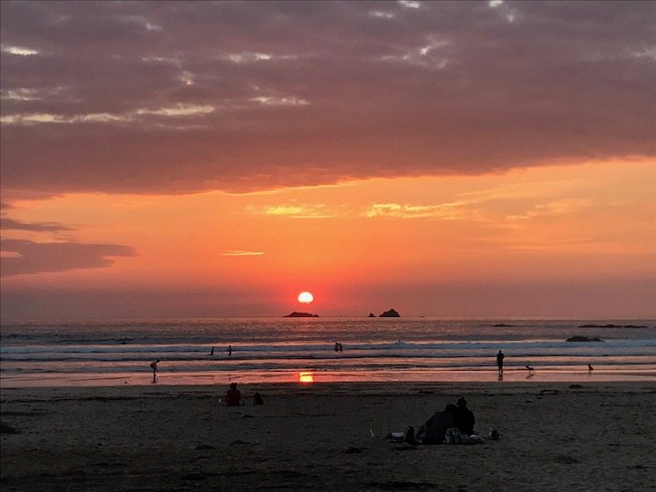 Treyarnon Bay sunset