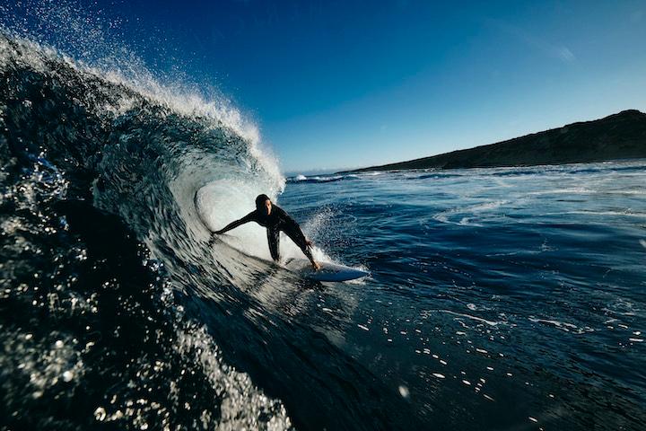 Claire Bevilacqua enjoying Coastlines Wetsuits